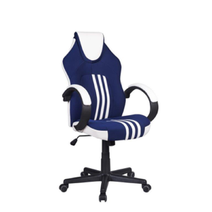 Cadeira Gamer  Azul/Branca e Preta EA-255