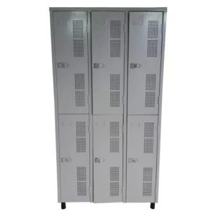 Roupeiro de aço  6 portas com divisão EA-312