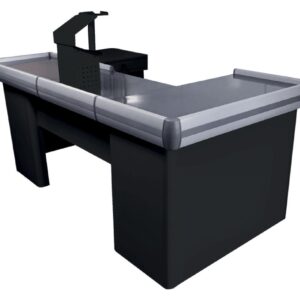 Caixa empacotador preto 1,5m checkout - Imagem 1